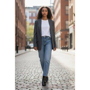 Saks Fifth Avenue Patent Leather Heels Womens W/ Pointed Toe Black 9.5M